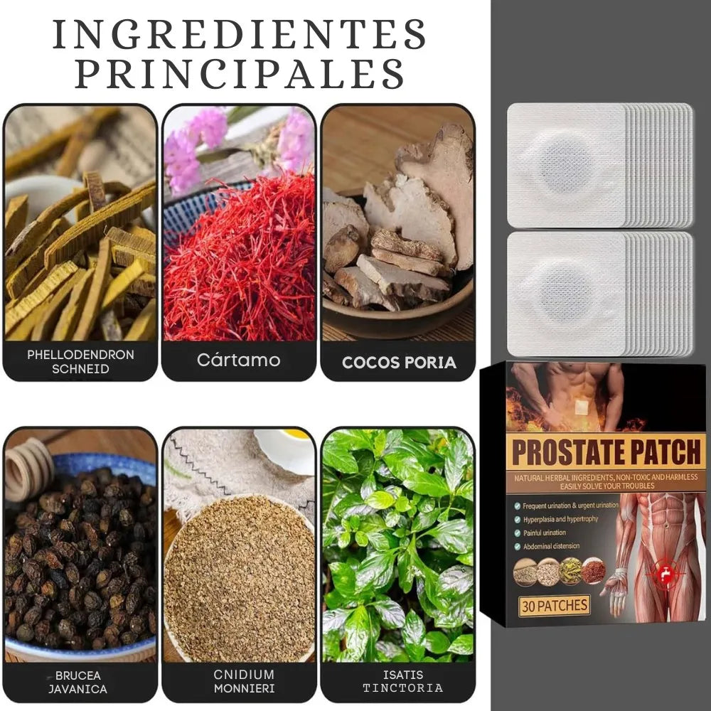 Parches naturales para próstata ProstatePatch™